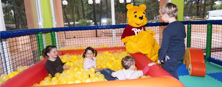 Camping with children at camp Cikat