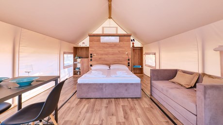 Glamping Couple Tent Indoor