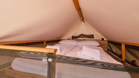 Glamping Premium Tent Schlafzimmer