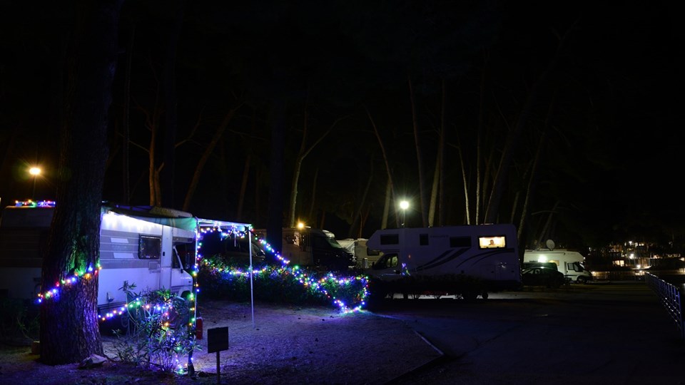 Oudejaarsavond op camping Čikat